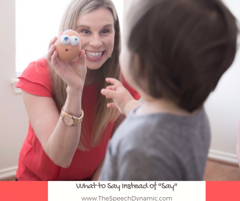 What to Say Instead of "Say..." The Speech Dynamic